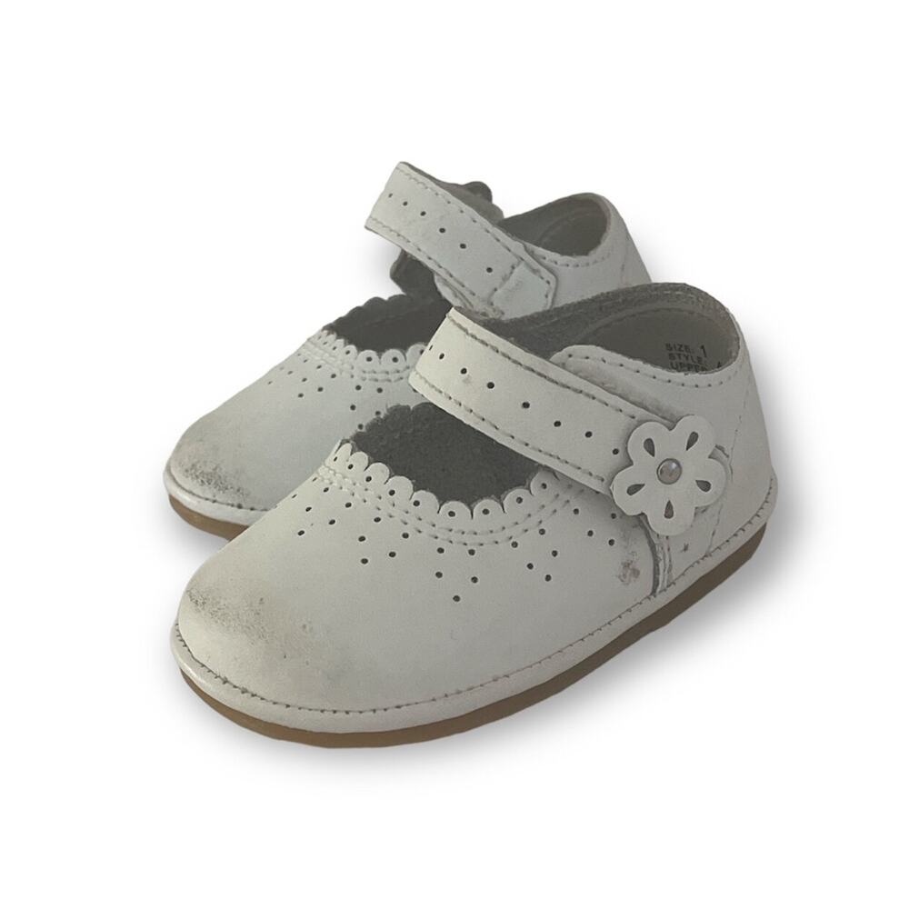 Angel Baby Shoes White Mary Janes